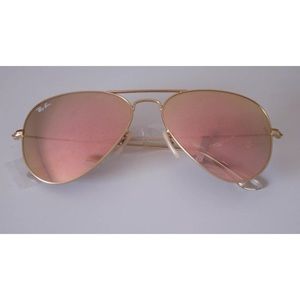 ray ban rose aviator